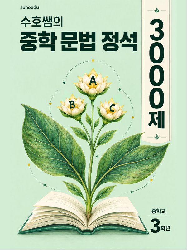 Grammar 3000 workbook cover, grade 3